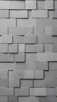 A vertical image of smooth gray stone tiles arranged in a neat linear pattern, with ample space for text overlays. photo