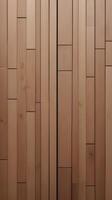 A close-up vertical image of wooden panels in a minimalist design, featuring neutral tones and plenty of open space for design elements. photo