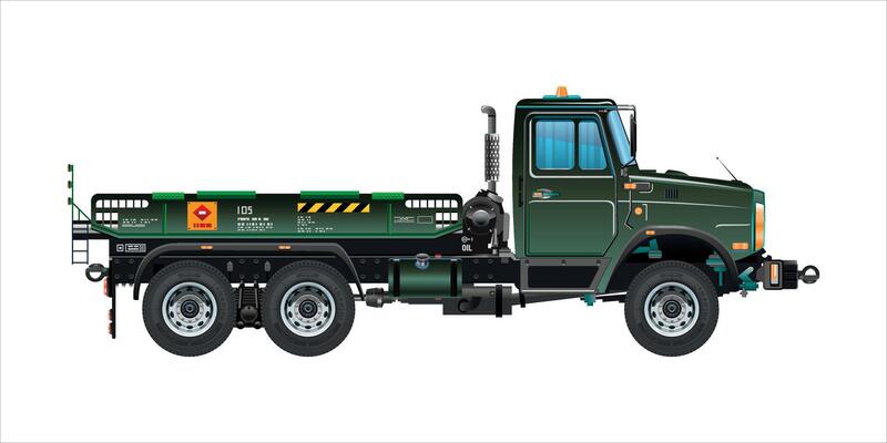 Semi truck medium pickup dump truck vehicle