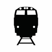 Train, subway flat icon for transportation apps and websites vector