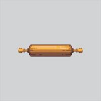 Pixel art illustration Rolling Pin. Pixelated Kitchen Roll. Kitchen Rolling Pin Icon pixelated for the pixel art game and icon for website and game. old school retro. vector