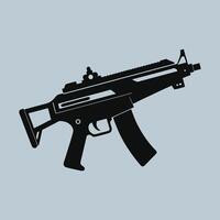 Zenith Firearms ZF5 Silhouette Illustration Perfect for Tactical and Shooting Graphics vector