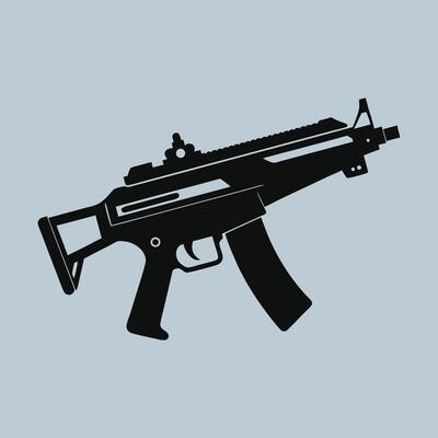 Zenith Firearms ZF5 Silhouette Illustration Perfect for Tactical and Shooting Graphics