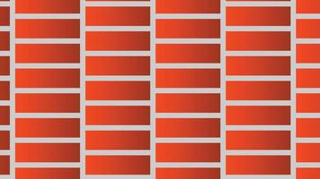 A red brick wall with a gray background vector