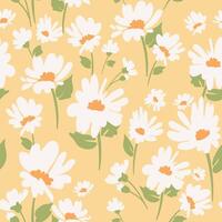 One-of-a-kind chamomile pattern, perfect for adding a touch of sophistication. vector