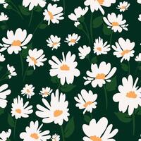 Whimsical chamomile design with abstract elements, ideal for creative projects. vector
