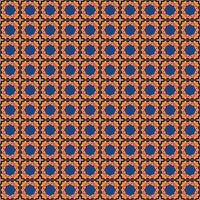 Retro 70s Style Seamless Pattern vector