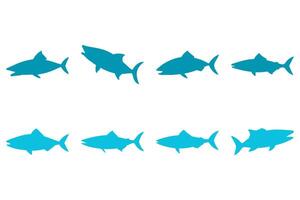 Simple Barracuda Illustration vector