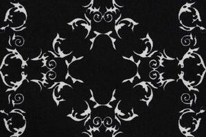 Black material in abstract pattern a background photo