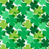 Decorative Seamless Pattern for Saint Patrick's Day with Hand-Drawn Elements vector