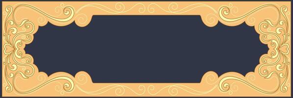 Golden frame and pillars vintage borders abstract pattern,Roman graphic elements vector