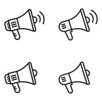 Megaphone icon design vector
