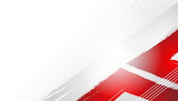 Abstract red and white background with copy space for text. vector