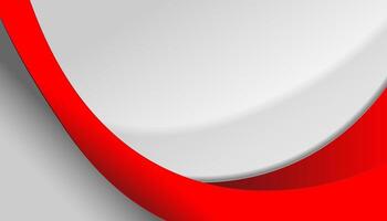 Abstract red and grey wavy corporate corporate background vector