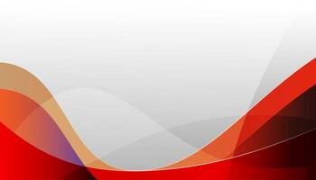 Abstract red and grey wave corporate background. design layout for your message vector