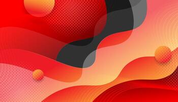 Colorful liquid and geometric background with fluid gradient shapes. Modern abstract cover design vector