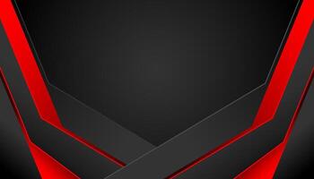 Black and red abstract corporate background. vector