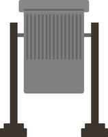 Simple Trash Can Icon vector