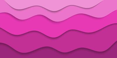 a pink background with wavy lines vector