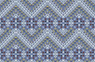 Sari Pattern Ethnic Pattern Backgroundfolk Embroidery, Aztec Geometric Ornament Print. Design for Carpet, Wallpaper, Clothing, Wrapping, Fabric vector