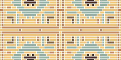 Retro Geometric Patternsfolk Embroidery, Aztec Geometric Ornament Print. Design for Carpet, Wallpaper, Clothing, Wrapping, Fabric vector