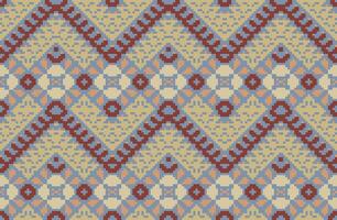 Geometry Shapes Abstract Geometric Pattern Backgroundfolk Embroidery, Aztec Geometric Ornament Print. Design for Carpet, Wallpaper, Clothing, Wrapping, Fabric vector