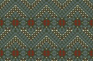 Sarong Ethnic Seamless Patternfolk Embroidery, Aztec Geometric Ornament Print. Design for Carpet, Wallpaper, Clothing, Wrapping, Fabric vector