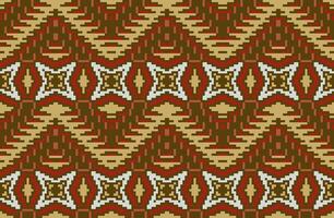tribal Arábica geométrico modelo y gente del diseño bordado, azteca geométrico ornamento impresión. diseño para alfombra, fondo de pantalla, ropa, envase, tela vector