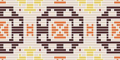 Traditional Design Traditional Dishcloth Knitting Patternfolk Embroidery, Aztec Geometric Ornament Print. Design for Carpet, Wallpaper, Clothing, Wrapping, Fabric vector