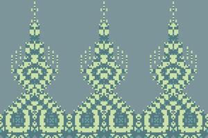 Sari Pattern Islamic Geometric Pattern Backgroundfolk Embroidery, Aztec Geometric Ornament Print. Design for Carpet, Wallpaper, Clothing, Wrapping, Fabric vector