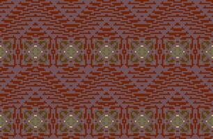 píxel Arte sencillo Arábica geométrico gente con patrones bordado, azteca geométrico ornamento impresión. diseño para alfombra, fondo de pantalla, ropa, envase, tela vector