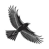 Majestic Eagle in Flight, Vintage Style Graphic vector