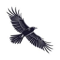 Powerful Raptor in Flight, Vctor Illustration vector