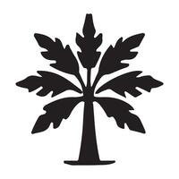 Palm Tree Silhouette Illustration for Designs vector