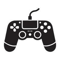 Silhouette of a Game Controller Illustration vector