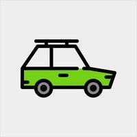 Design Illustration graphic of car icon with line and color style. Suitable for UI, mobile design, web design, etc vector