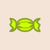 Design Illustration graphic of lemon candy icon with flat style. Suitable for UI, mobile design, web design, etc vector