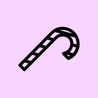 Design Illustration graphic of stick lolipop icon with line style. Suitable for UI, mobile design, web design, etc vector