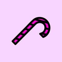 Design Illustration graphic of stick lolipop icon with line and color style. Suitable for UI, mobile design, web design, etc vector