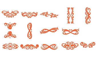 Ornamental Infinity Curls Floral Swirls for Sophisticated Patterns vector