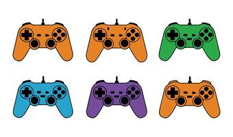 Vibrant Joystick Game Control Vectors Collection for Gaming Art