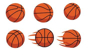 Essential Basketball Set for Tournament Graphics vector