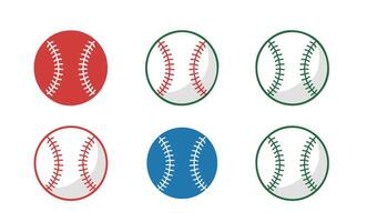 Creative Baseball Icon Set for Athletic Branding vector