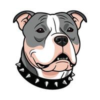 Expressive Pup Head for Fun Branding vector