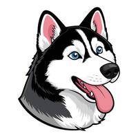 Bold and Playful Dog Face for Visual Art vector