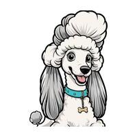 Playful Pup Head Design for Versatile Use vector