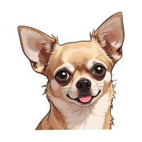 Clean and Simple Dog Head for Logos vector