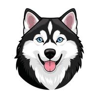Stylized Dog Face with a Fun Twist vector