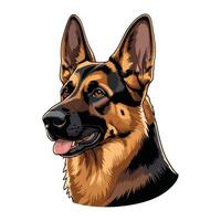 Charming Dog Head Design for Branding vector