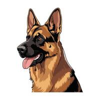 Whimsical Dog Head Art for Creative Use vector
